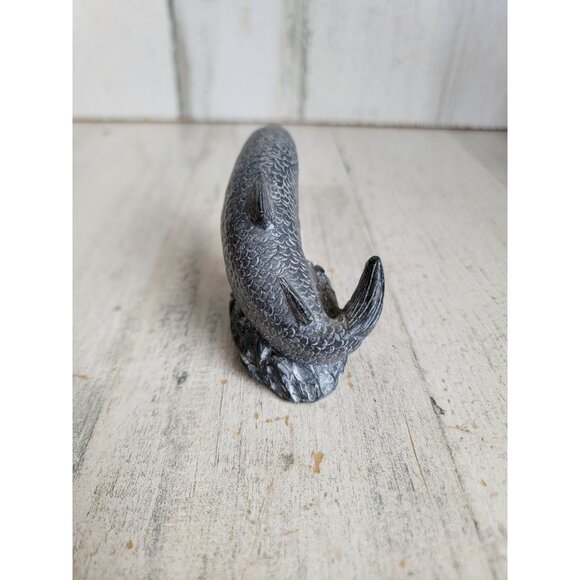 Wolf original salmon fish sculpture home decor figure sea ocean - Picture 4 of 7